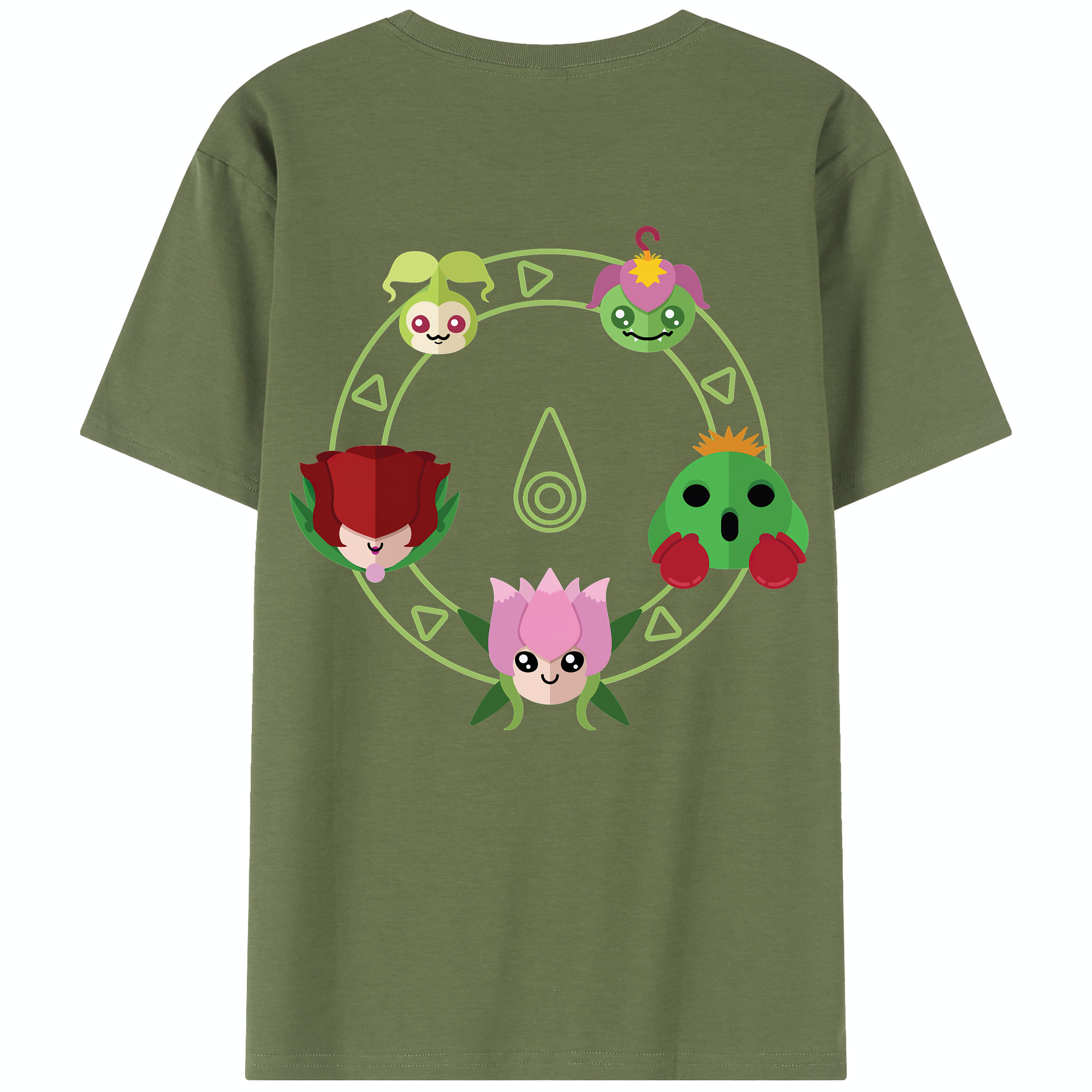 （画像用） Digimon デジタルモンスター/デジモン 綿100％半袖Tシャツ（背面プリント）